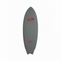Surfboard Soft UP Vampire Blood 5 ́6 Grey/red