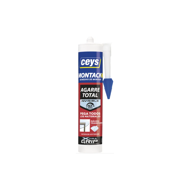 Ceys Montack Adhesivo De Montaje Agarre Total - Pega Todos Los Materiales -  Transparente De 315 Gram - Guanxe Atlantic Marketpla
