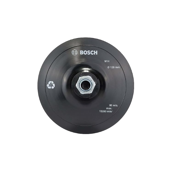 Bosch 2 608 601 077 - Plato Lijador Adherente (125 Mm Diámetro)