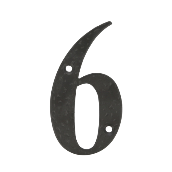Numero 6-4" Negro