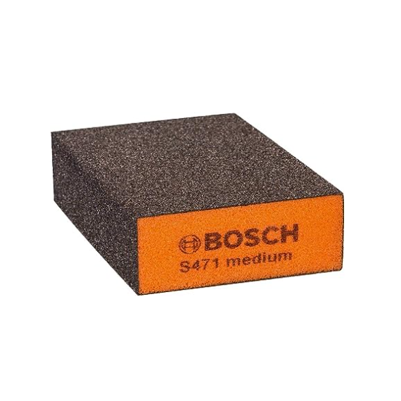 Taco Lija Medium Bosch Color Naranja - 68 X 97 X 27 Mm