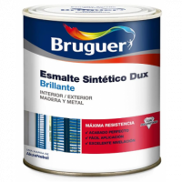 Bruguer Esmalte Sintético Dux Brillante - Interior/exterior Madera Y Metal - Negro - Formato De 250
