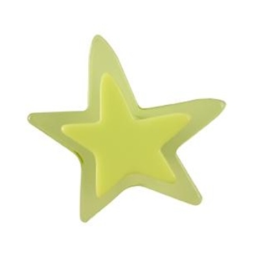 Pomo Estrella Verde Metacrilato - Modelo 667ve