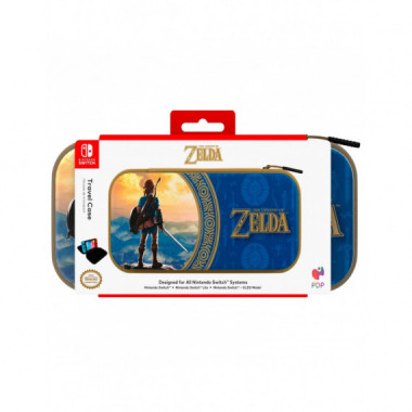 Funda Deluxe Travel Case Zelda Hyrule Blue Switch  SHINE STARS