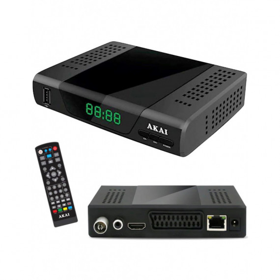 Akai Receptor TDT-T2 HD con HDMI , Euroconector y USB (ZAP26510KL) - Guanxe  Atlantic Marketplace