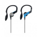 HAMA Auricular Estereo con Soporte Oreja 4SPORT con Cable Jack 3.5MM Azul