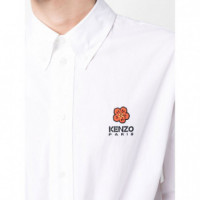 Camisa Hombre KENZO Boke Flower Crest Casual Shirt