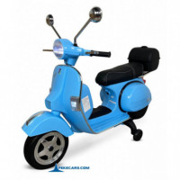 Moto Vespa Clasica Piaggio Azul  PEKECARS