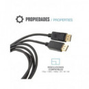 IGGUAL Cable Displayport M/m 2.1 8K 2MTRS IGG318362