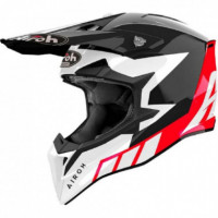 CASCO AIROH WRAAP RELOADED RED GLOSS