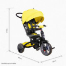 Triciclo Evolutivo Prime Amarillo  QPLAY