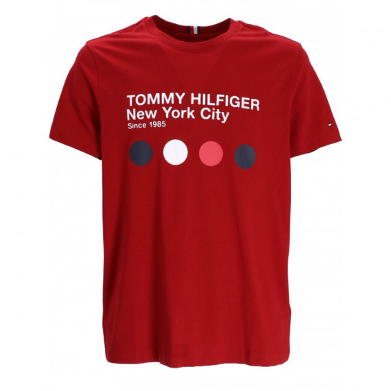 Camiseta Hombre TOMMY HILFIGER Metro Dot Graphic Tee