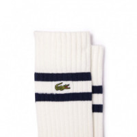 Bipack Calcetines Blanco/azul  LACOSTE