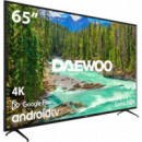 Televisor Led DAEWOO 65" 4K Uhd USB Smart TV Android Wifi BLUETOOTH Dolby