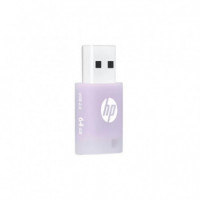 Pen Drive 64GB HP USB 2.0 Purple