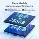 Smartphone CUBOT P80 6.58" Fhd+ 8GB/256GB/NFC/4G 48MPX 5200MAH Blue