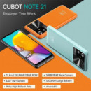 Smartphone CUBOT Note 21 6.56" 90HZ 6GB/128GB/4G 50MPX 5200MAH Green