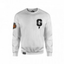 Sudadera GLINT White Crew Blanco