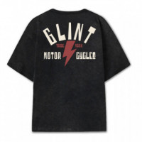 Camiseta GLINT Motorcycles Negro Vintage