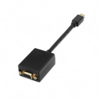 Cable Conversor AISENS Mini Dp/m a Vga/h Black