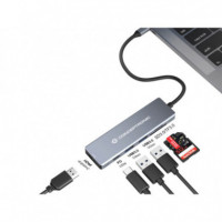 Docking Station USB 3.2 a USB 3.0 X 2 / USB Pd de 100 W / HDMI 4K 60 Hz / Sd Tf/microsd  CONCEPTRONIC