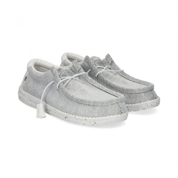 Talon Blanco Wallabee Gris  HEY DUDE