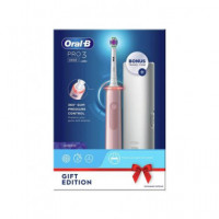 Oral B Cepillo Electrico Cross Action PRO3 3500 Rosa  ORAL-B