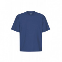 Camisetas Hombre Camiseta COLORFUL STANDARD Oversize Marine Blue