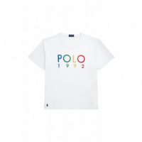 Camisetas Hombre Camiseta POLO RALPH LAUREN Polo Sport Loose Fit White
