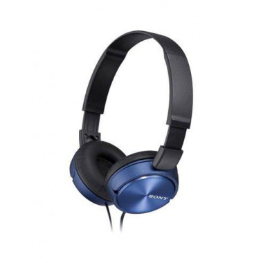 SONY Auricular de Casco Con Microfono MDR-ZX310AP Plegable Azul