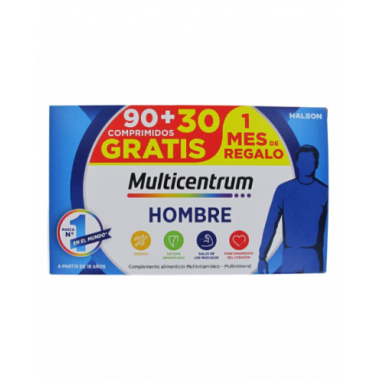 MULTICENTRUM Hombre 90 Comprimidos + 30 Comprimi