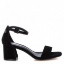 REFRESH Sandalias Negras 171830-NEGRO