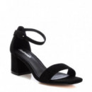 REFRESH Sandalias Negras 171830-NEGRO