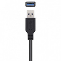 AISENS Alargador USB 3.0 M/h 5M con Amplificador hasta 9W/ 625MBPS/ 5M/ Negro