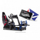 F-gt Elite Aluminium Simulator Cockpit - Iracing Edition NLR-E012  NEXT LEVEL RACING