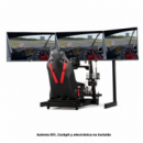 Elite Free Standing Triple Monitor Stand Black NLR-E036  NEXT LEVEL RACING