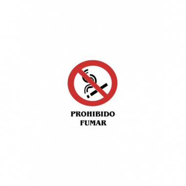 Adhesivo Prohibido Fumar 11X15