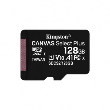 KINGSTON Technology Canvas Select Plus Memoria Flash 128 Gb Microsdxc Uhs-i Clase 10