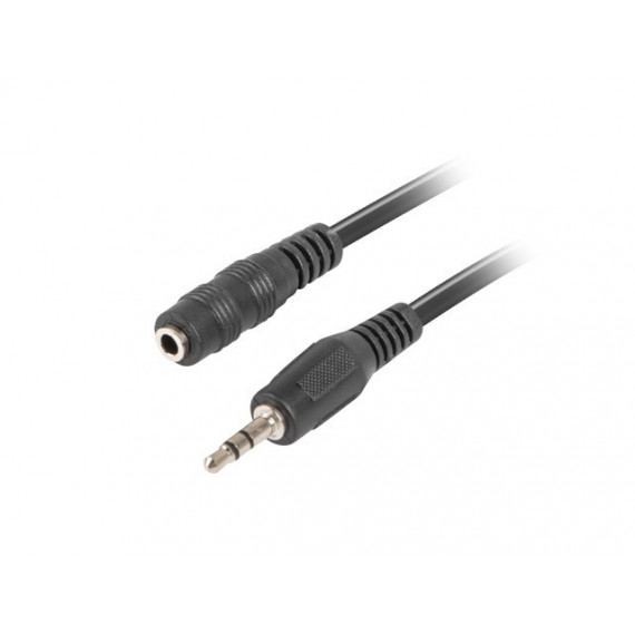 LANBERG CA-MJFJ-10CC-0050-BK Cable de Audio 5 M 3,5MM Negro