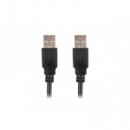 Cable USB 2.0 LANBERG Macho/macho 1.8M Negro