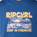 Camiseta de Manga Corta Surf Paradise  RIP CURL