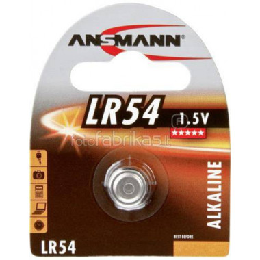 ANSMANN Pila LR54/AG10 1.5V Boton