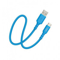 DCU Cable Datos Tipo C a USB Silicona Soft 1MTR Azul 30402075
