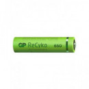 GP Pack de 2 Pilas Aaa Recargables 650MAH Recyko