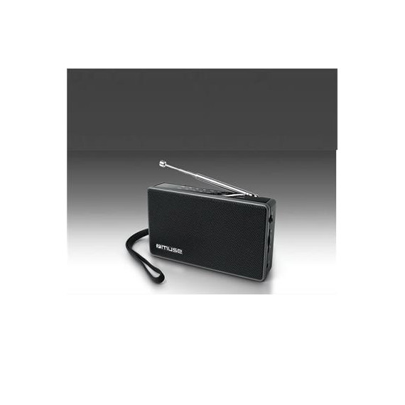 MUSE Radio Portatil L Fm/mw M-030 R Negra