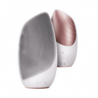 GESKE - Sonic Thermo Facial Brush | 6 In 1 | White Rose Gold