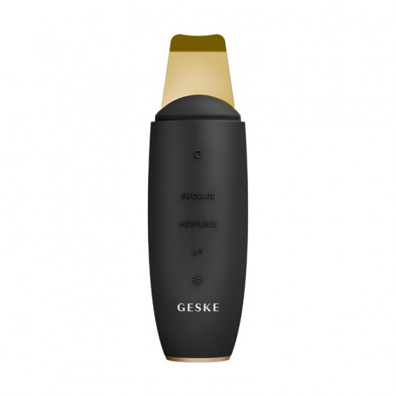 GESKE - Microcurrent Skin Scrubber & Blackhead Remover | 9 In 1 | Black Gold