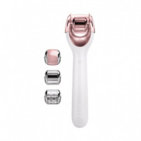 GESKE - Microneedle Face Roller | 9 In 1 | White Rose Gold