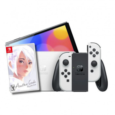 NINTENDO Consola Switch Oled Blanca+ Another Code Recollection