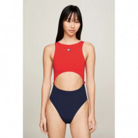 Cut Out One Piece Hot Heat  TOMMY HILFIGER
